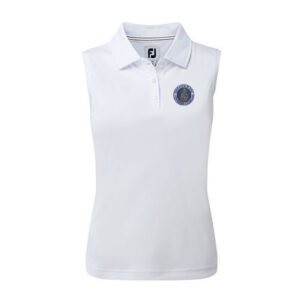 Polo Footjoy Stretch Mujer Blanco (Sin Mangas)