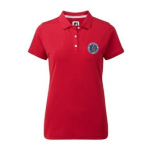 Polo Footjoy Stretch Mujer Rojo